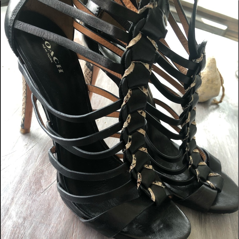 Coach ...... sexy  “STRAPPY” high heel